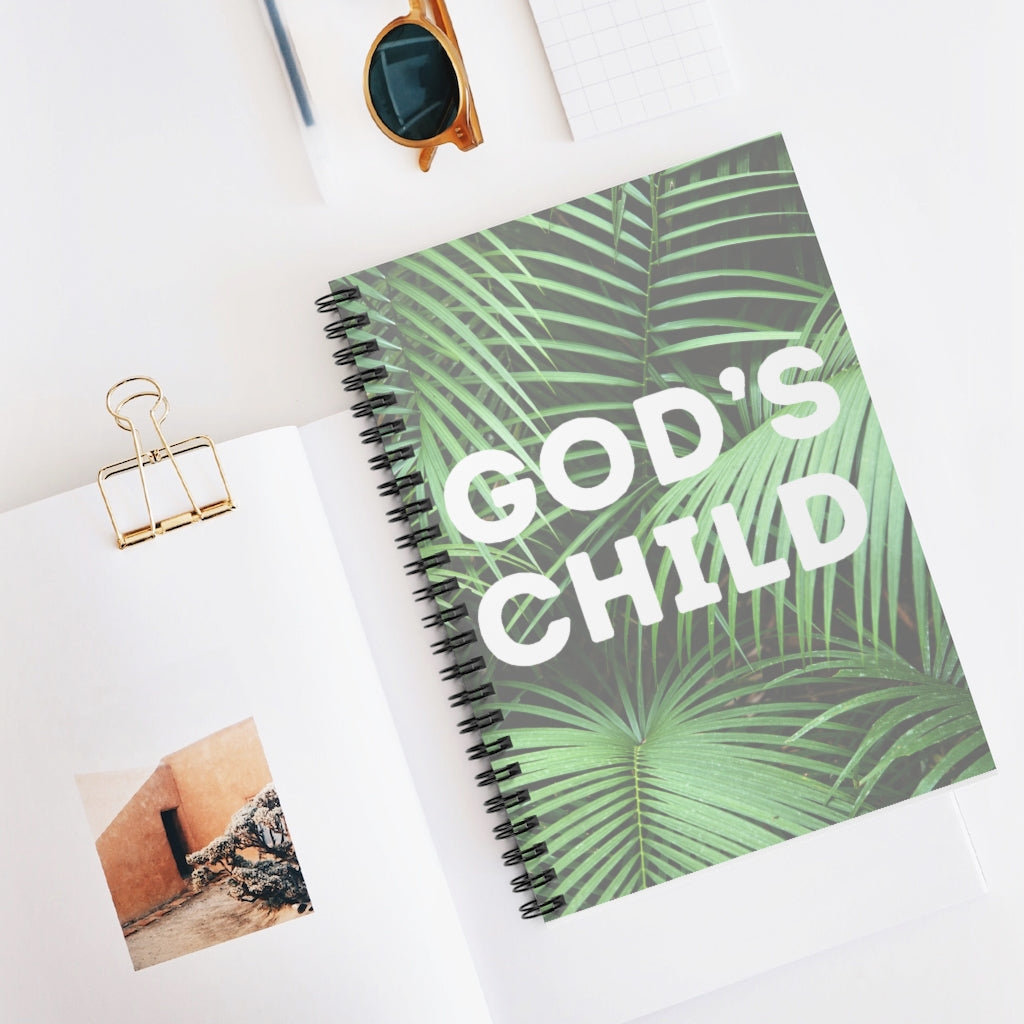 God’s Child Spiral Notebook - Ruled Line