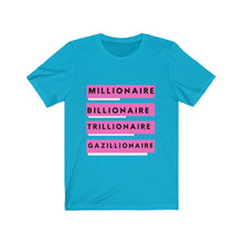 Load image into Gallery viewer, Gazillionaire (Pink Graphics) Adult Unisex Short Sleeve Tee
