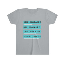 Load image into Gallery viewer, Gazillionaire Youth Short Sleeve Tee
