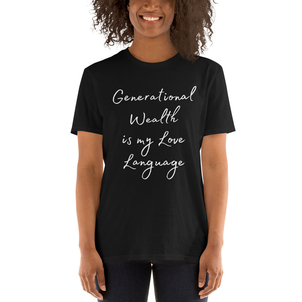 Generational Wealth (Black) Unisex T-Shirt