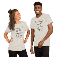 Load image into Gallery viewer, Generational Wealth Unisex t-shirt
