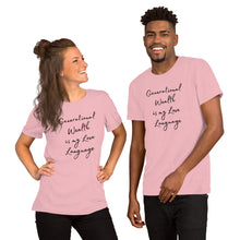 Load image into Gallery viewer, Generational Wealth Unisex t-shirt
